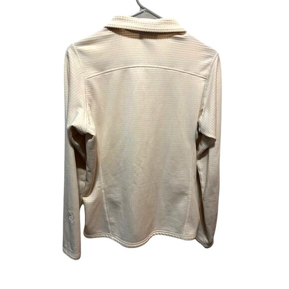 Patagonia R1 Full ZIp Jacket Women's Med Cream Regulator Waffle Polartec Fleece - Picture 2 of 12